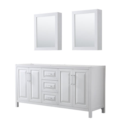 Daria Double Bathroom Vanity - 71W x 35H x 21.5D