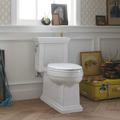 Tresham 1.28 GPF Elongated One-Piece Comfort Height Toilet with AquaPiston Technology - Seat Included