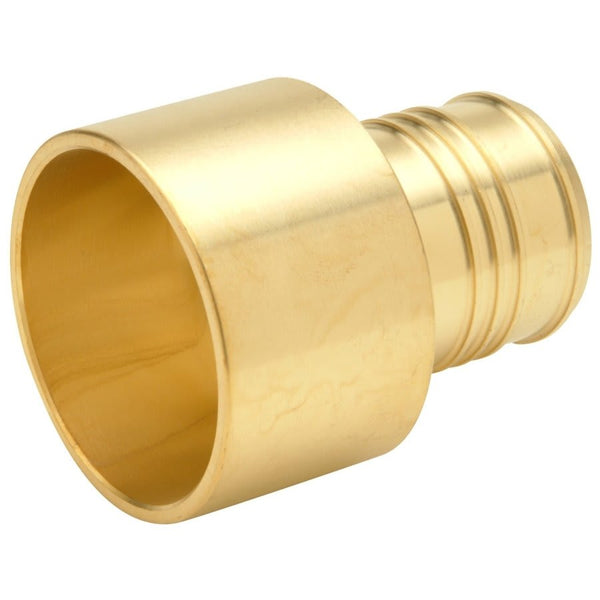 Adapter, 1 in, Crimp PEX x C, Brass