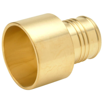 Adapter, 1-1/4 in, Crimp PEX x C, Brass
