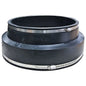 Transition Coupling, 12 in, Clay x Cast Iron/Plastic, Flexible PVC