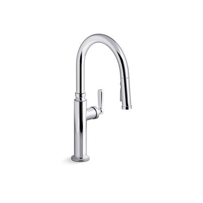 Edalyn™ by Studio McGee Kitchen Faucet, Deck Mount, 1 Lever Handle, 1-Hole, Polished Chrome