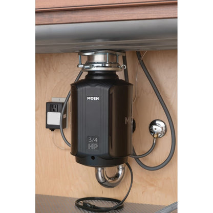 GX 3/4 HP Continuous Garbage Disposal with SoundSHIELD Technology, Vortex Motor and Power cord included.