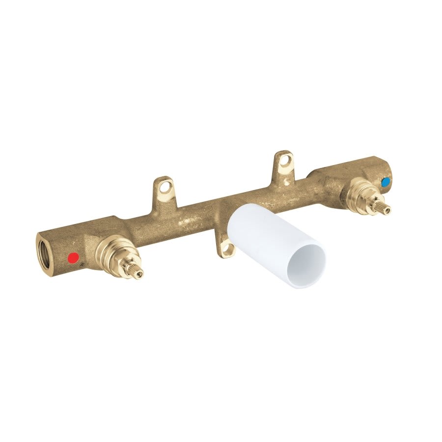 Three-Hole Basin Mixer, 1/2 in, FNPT, Cast Brass Body