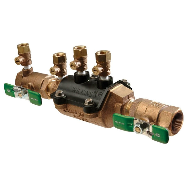 350XL Double Check Backflow Preventer, 3/4 in, FNPT, Bronze