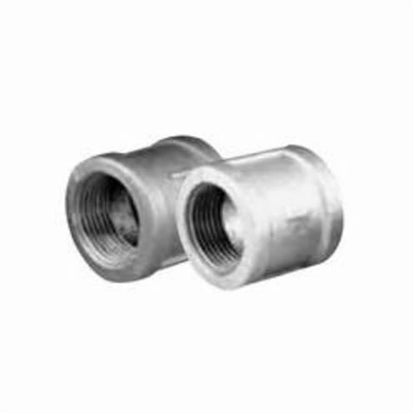 Coupling, 1/8 in, FNPT, 150 lb, Malleable Iron, Black