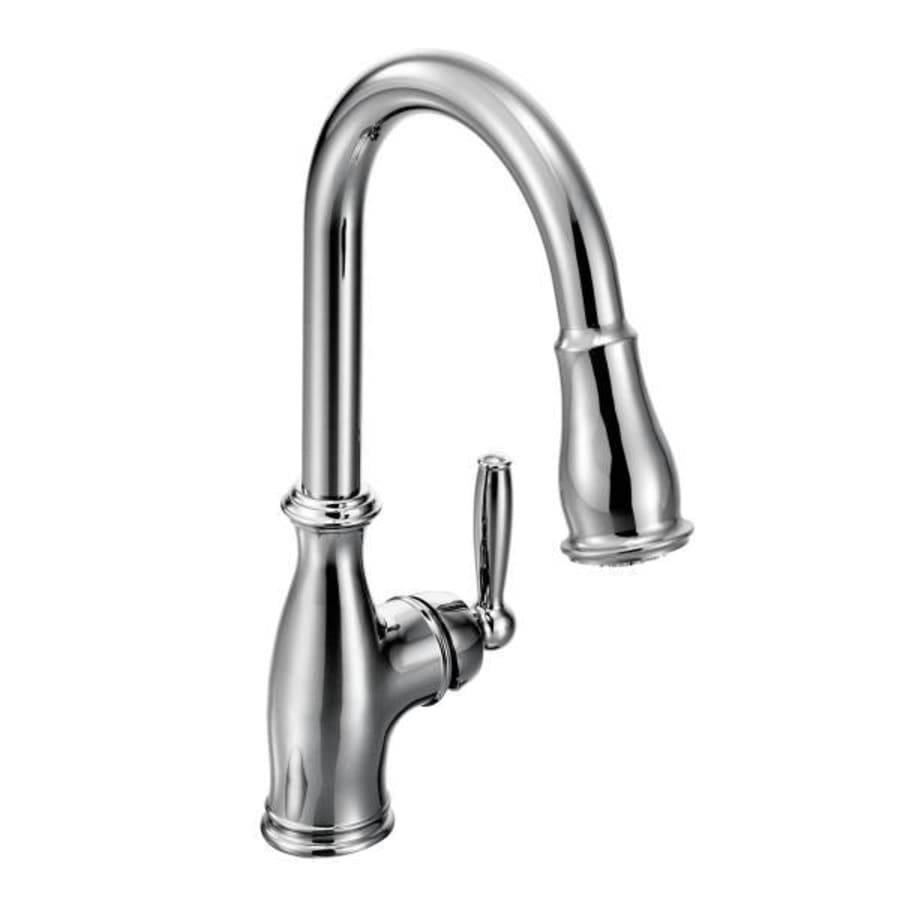 Brantford Single Handle Pulldown Spray Kitchen Faucet with Reflex Technology