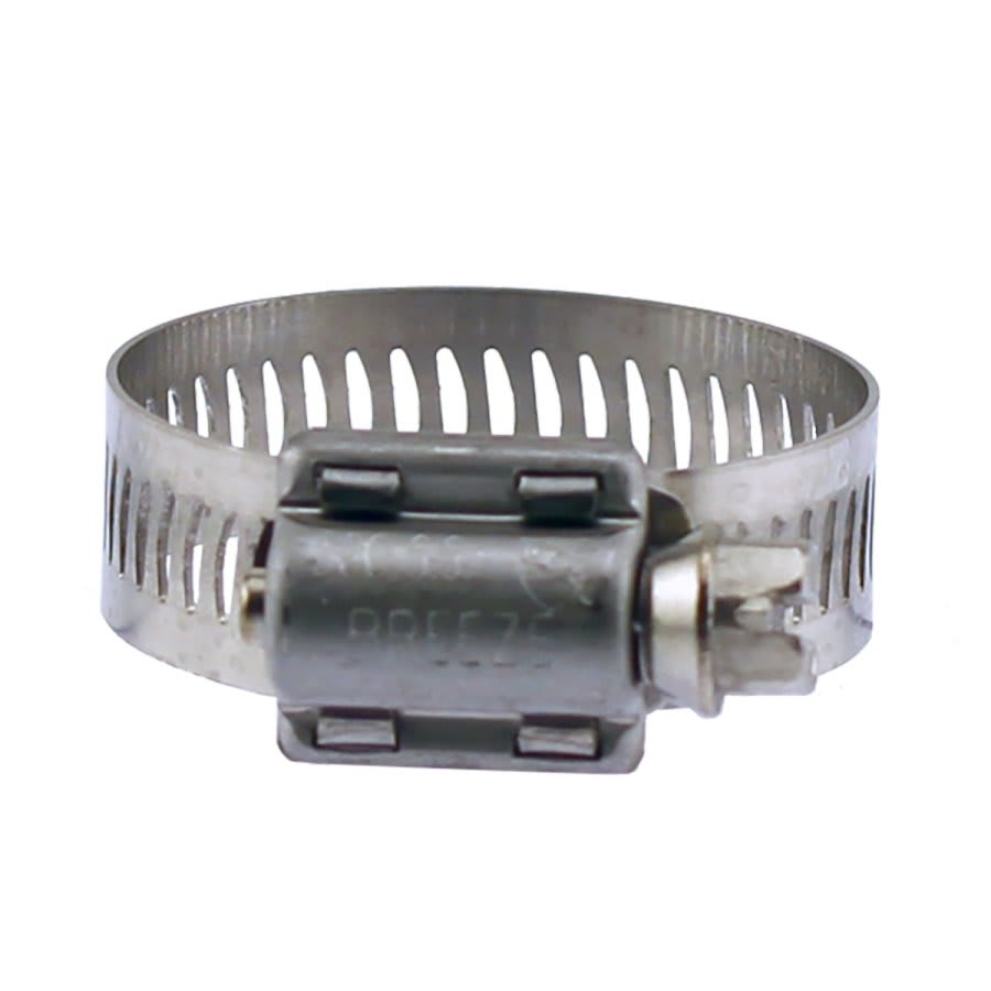 87 Series Hose Clamp, 2-13/16 to 3-3/4 in, Clamping, #52 Trade, 301 Stainless Steel Band, 305 Stainless Steel Bolt