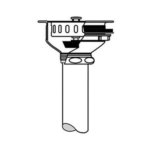 Classic Basket Strainer, Forged Brass, Polished Chrome