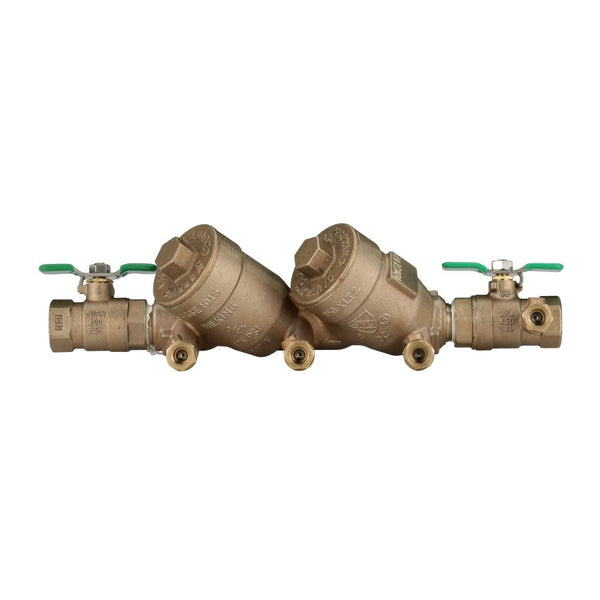 950XLT2 Double Check Backflow Preventer, 3/4 in, FNPT, Bronze