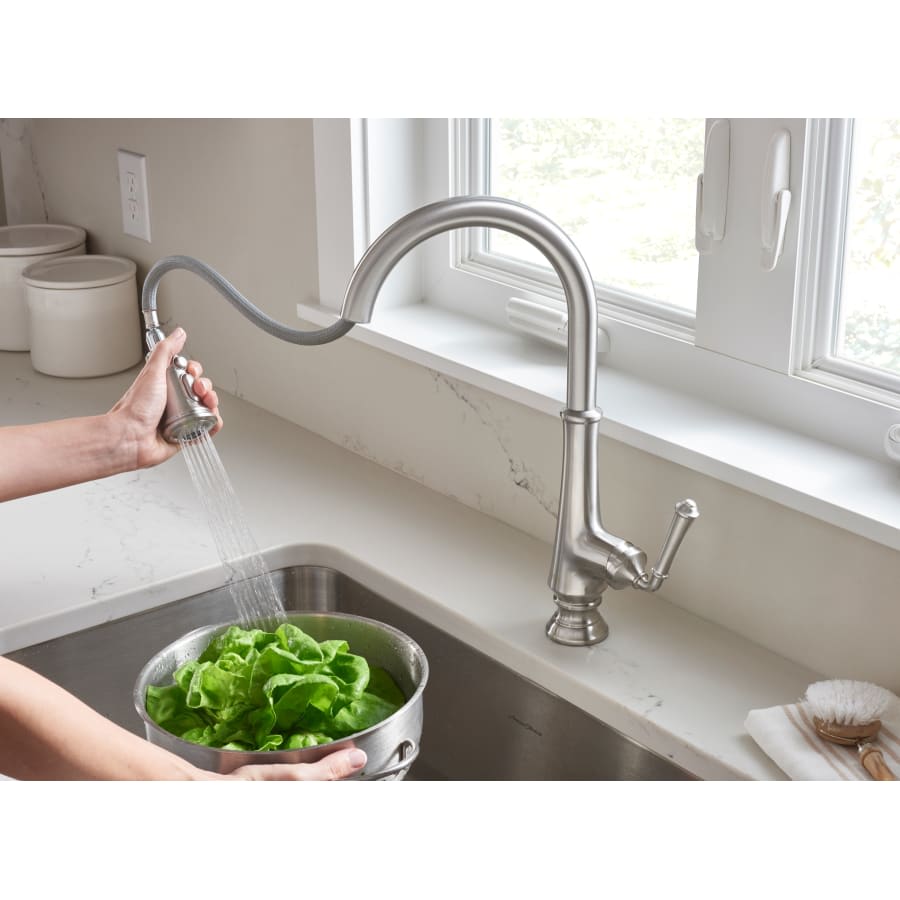 Delancey Single Handle Pull-Down Spray Kitchen Faucet