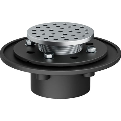 Cast Iron Round Shower Drain (2" IPS Connection)