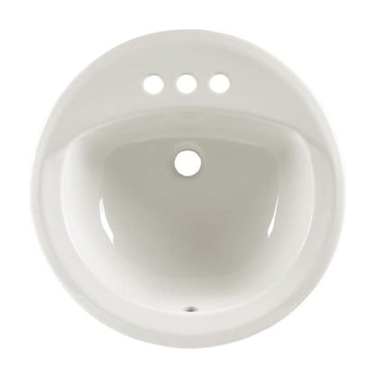 Rondalyn 19-1/8" Drop In Porcelain Bathroom Sink