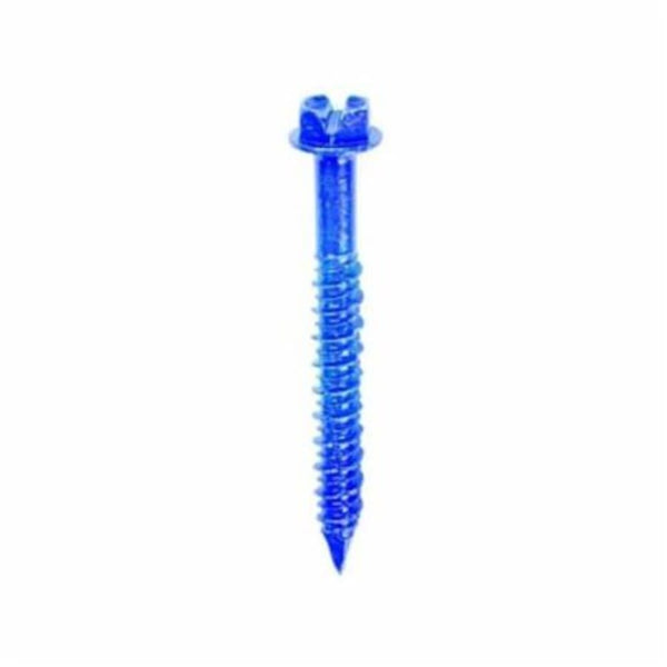 Hex Head Anchor, 1/4 in, Electrogalvanized