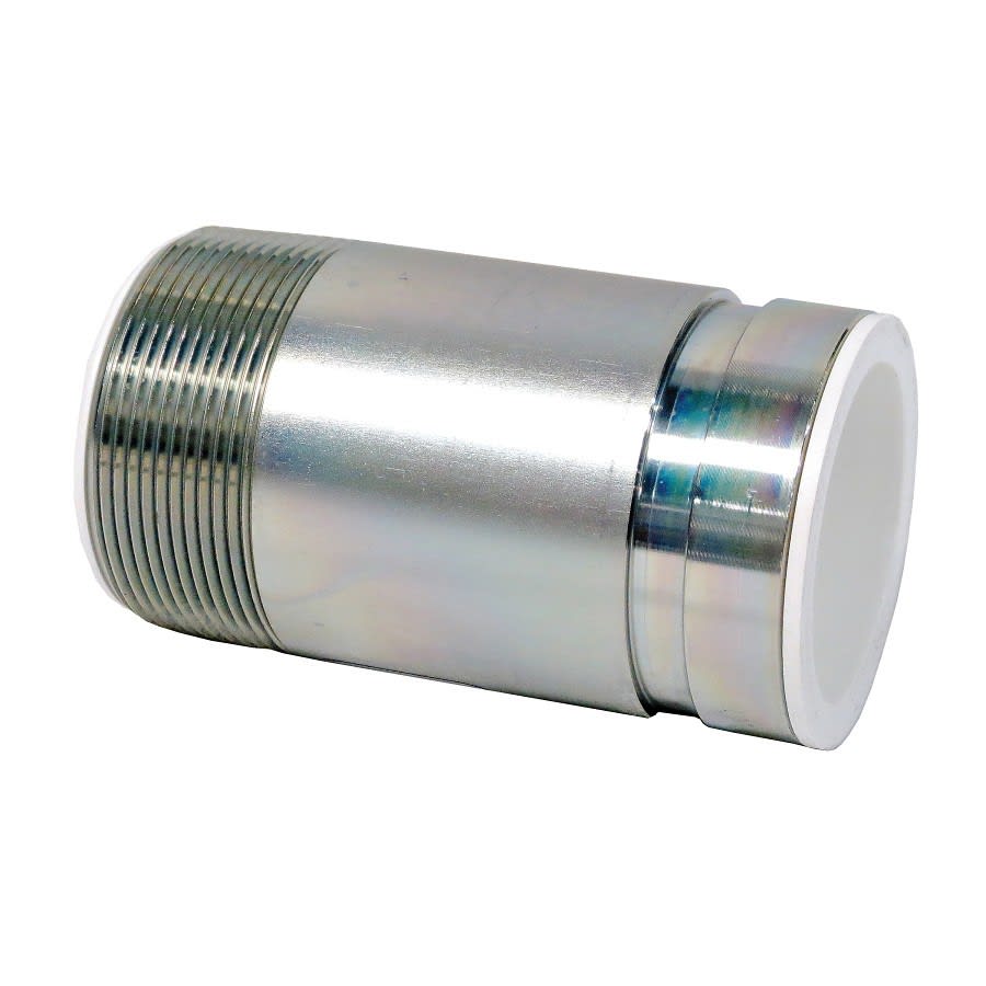 Dielectric Nipple, 2-1/2 in, Groove x MNPT