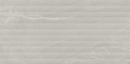 Bryne Mist Rectangle, Fluted 12X24 Satin