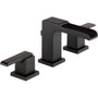 Ara 1.2 GPM Widespread Waterfall Bathroom Faucet - Includes Metal Pop-Up Drain Assembly