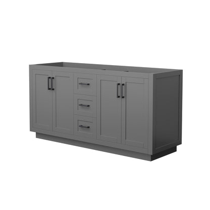 Miranda Double Bathroom Vanity - 65.25W x 33H x 21.75D