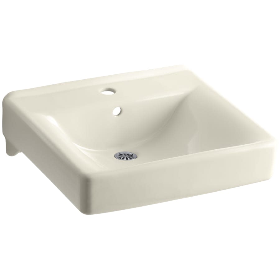 Soho 18" Wall Mounted Bathroom Sink with 1 Hole Drilled and Overflow