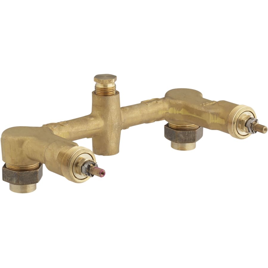 MasterShower 1/2 Inch In-Wall Two-Handle Valve System with 8 Inch Centers