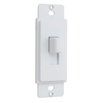 1-Gang Toggle Cover-up Plastic Wall Plate Adapter, White (Textured/Paintable Finish)