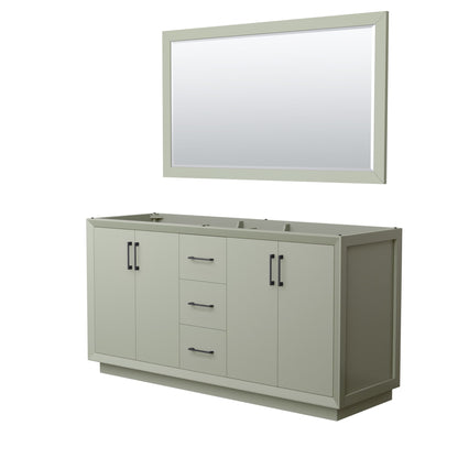 Strada Double Bathroom Vanity - 65.25W x 34.25H x 21.75D
