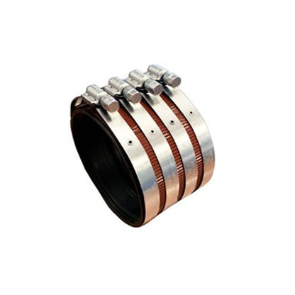 Coupling, 2 in, No Hub, Stainless Steel