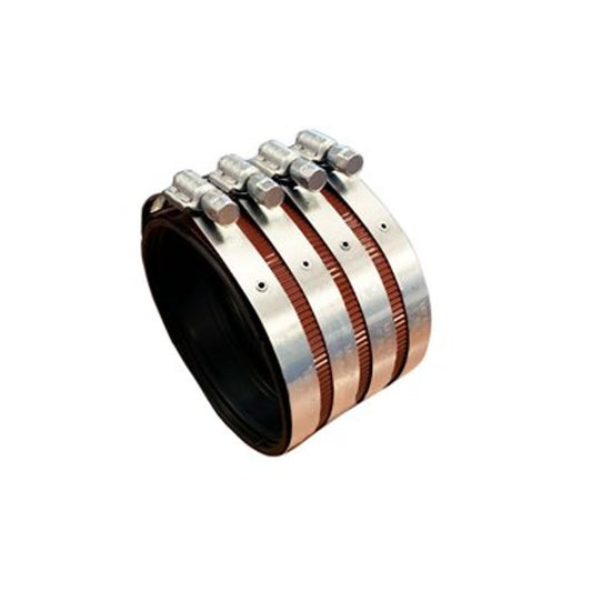 Coupling, 2 in, No Hub, Stainless Steel