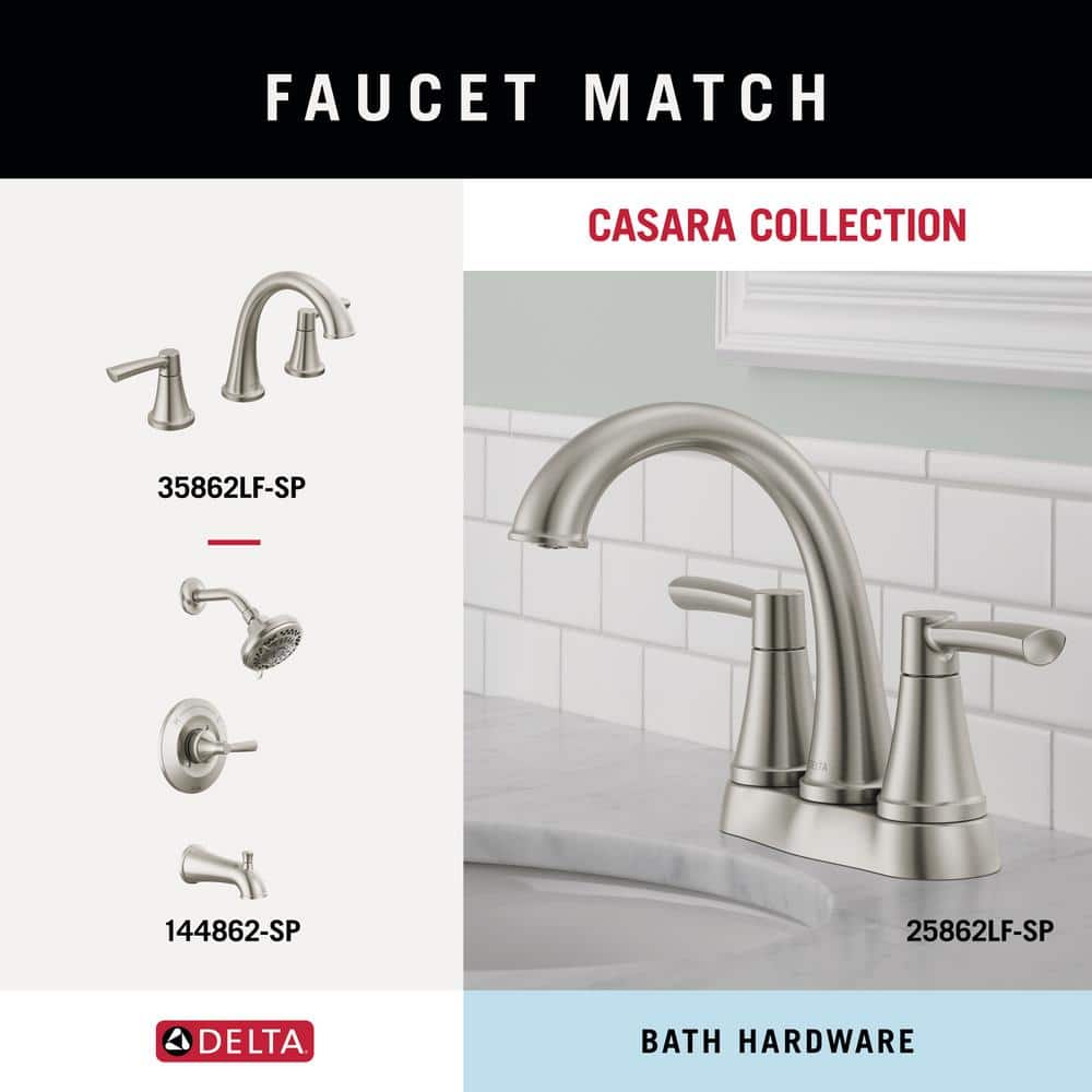 Casara Double Towel Hook Bath Hardware Accessory in Brushed Nickel