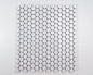 White Penny Round 19MM