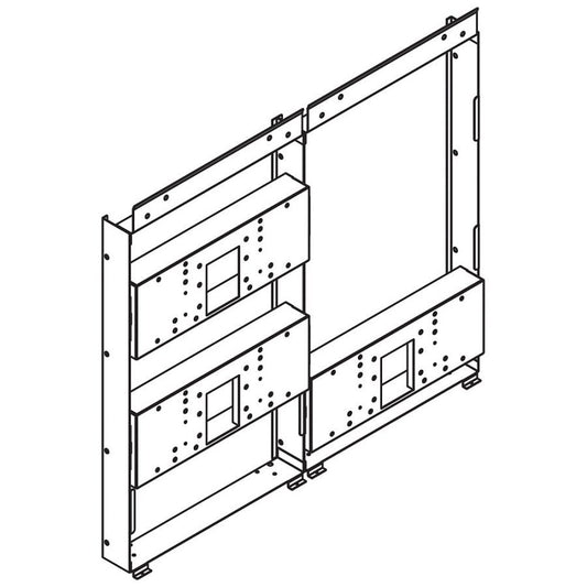 Mounting Frame for Bi-level In-Wall Non-refrigerated Bottle Filling Stations With Integral Fountain