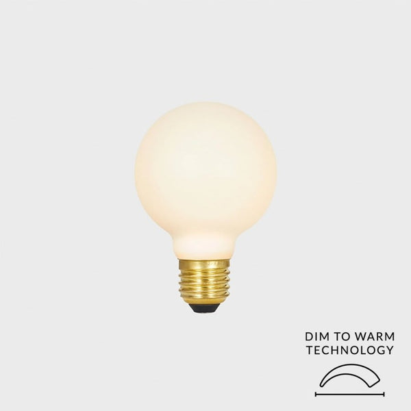 6W Light Bulb E26 Matte Porcelain G24 Sphere