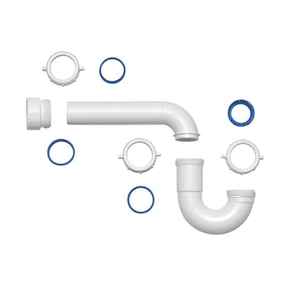 Tubular P-Trap, 1-1/2 in, White