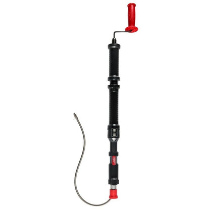 TRAPSNAKE™ Urinal Auger, Black/Red, 4 ft, Metal