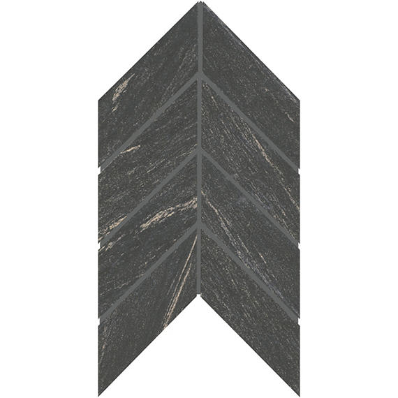 Montesano Charcoal Chevron 2X5 Matte
