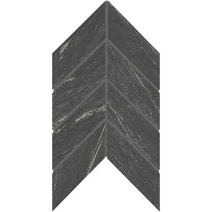 Montesano Charcoal Chevron 2X5 Matte