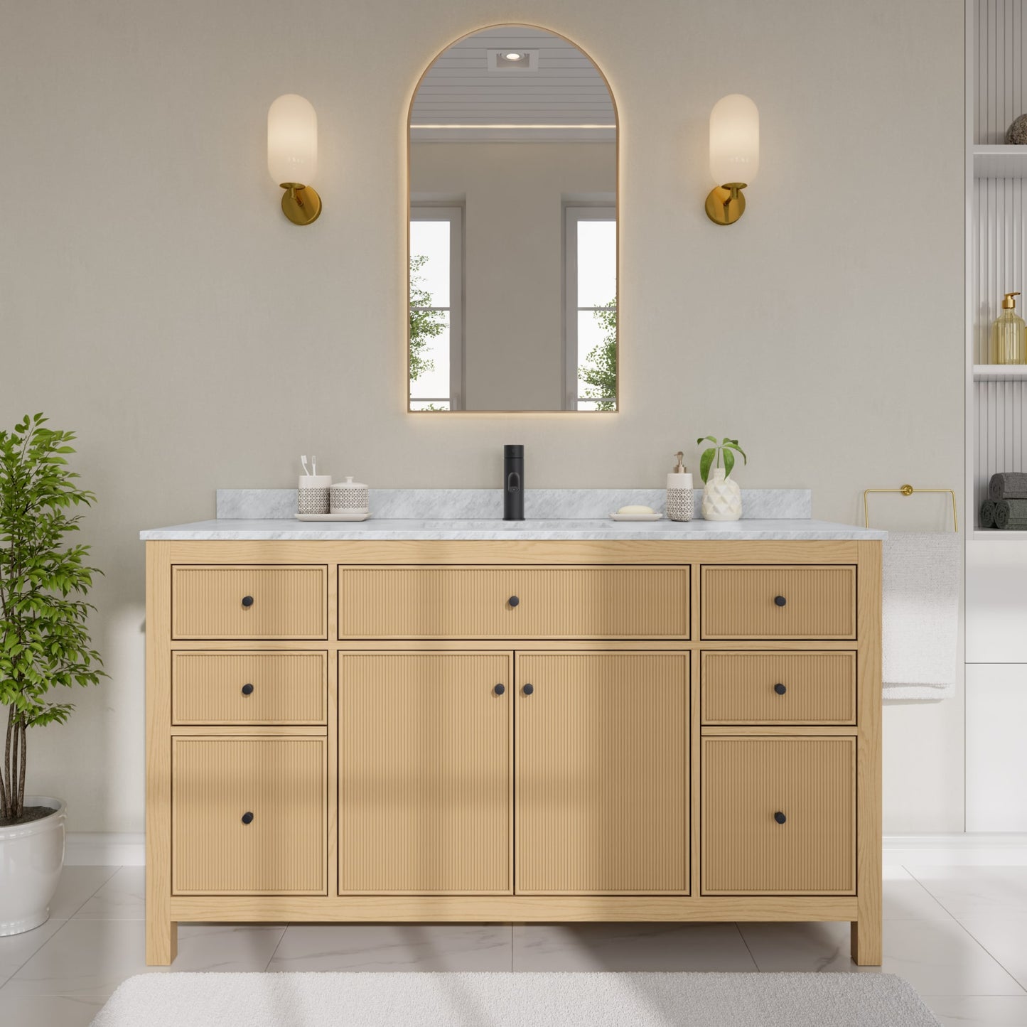Pendry Single Bathroom Vanity - 60W x 35H x 22D