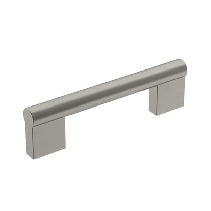 Versa 3-3/4 in. (96mm) Modern Satin Nickel Bar Cabinet Pull