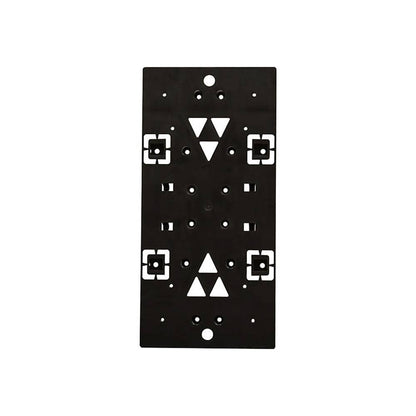 Plastic Mailbox Mounting Board, Black