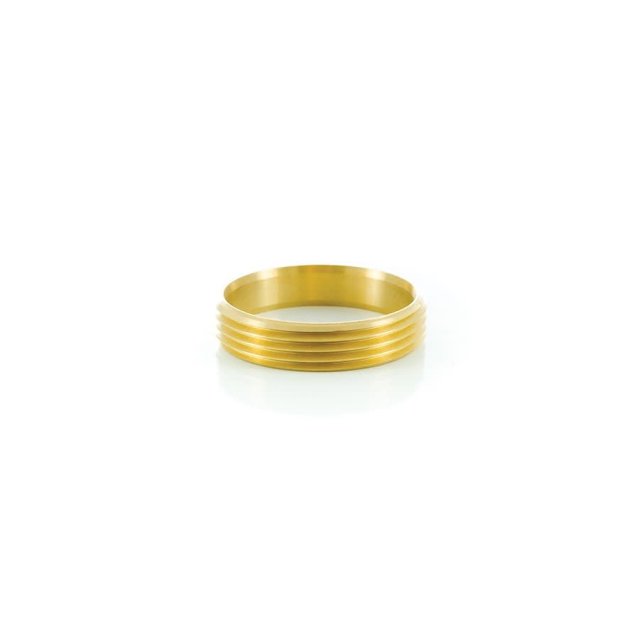 Tubular Solder Collar, 1-1/2 in, Brass