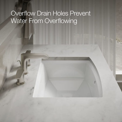 Archer 19-7/8" Undermount Bathroom Sink with Overflow