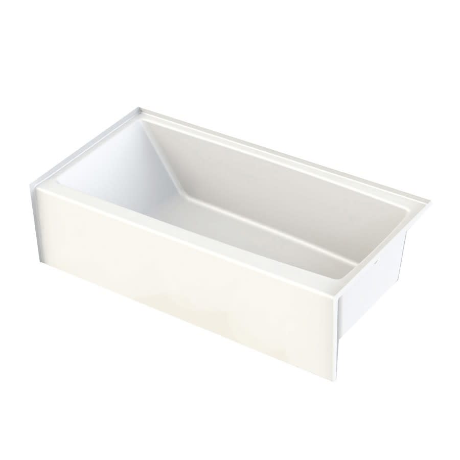 Carson Alcove Tub, 60 x 30 x 16 in, Right Hand Drain, White