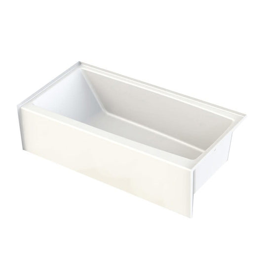 Carson Alcove Tub, 60 x 30 x 16 in, Left Hand Drain, White