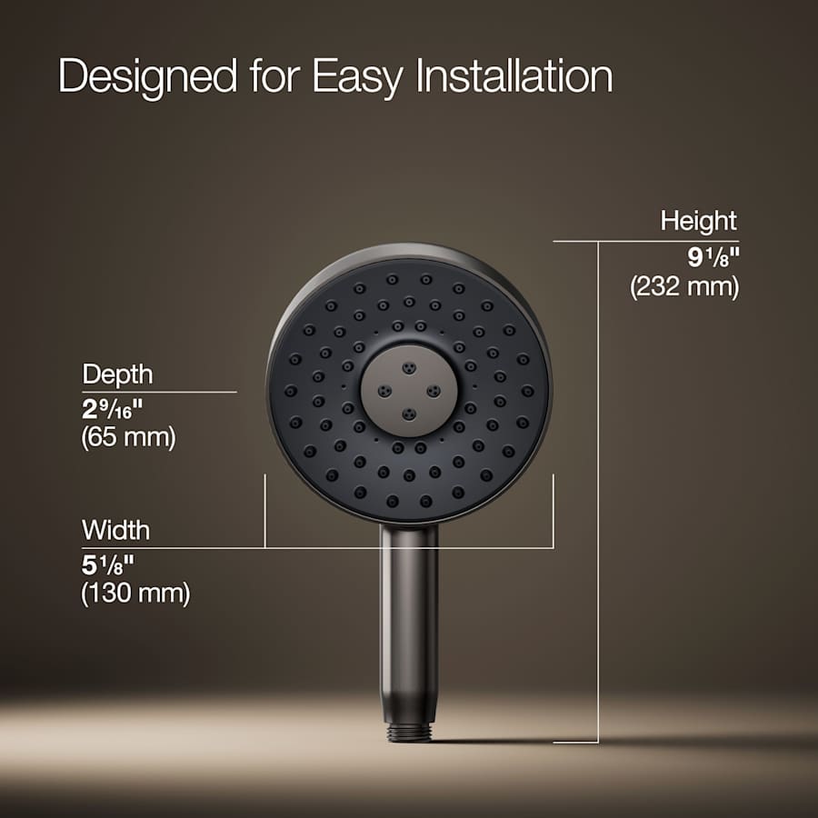 Statement 2.5 GPM Multi Function Hand Shower with MasterClean Sprayface and Katalyst Air Induction Technology
