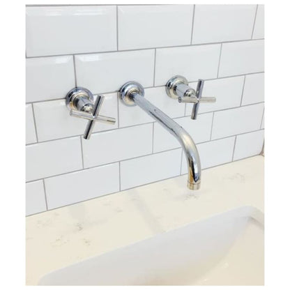 Purist 1.2 GPM Wall Mounted Widespread Bathroom Faucet