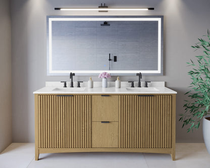 Palmilla Double Bathroom Vanity - 72W x 35H x 22D