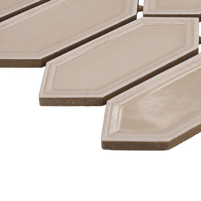 Luminique Dune Rectangle, Fluted 12X24 Glossy