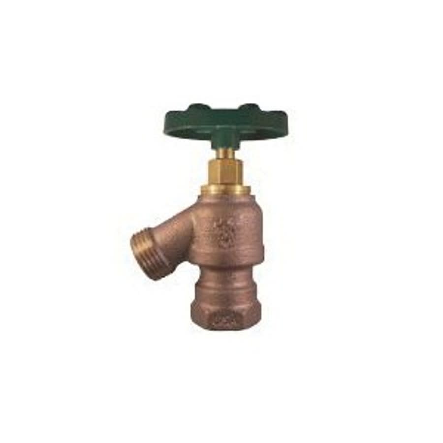 Garden Valve, 1/2 or 3/4 in Inlet, FNPT, Rough Bronze