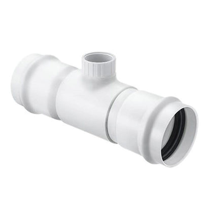 Tee, 2-1/2 x 1 in, Socket, SCH 80/XH, PVC