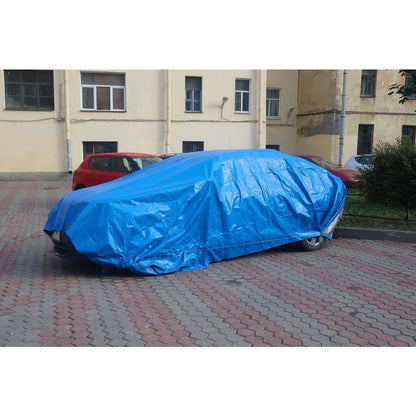 50 ft. W x 100 ft. L Heavy Duty Blue Poly Tarp Cover Waterproof, Tarpaulin